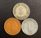 Germany Historic Coin Set     From Imperial Era To Wwii  1873-1945  Collectible
