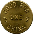 Ione  Nevada Nv The Ore House Saloon Since 1864 Good For One Drink Trade Token