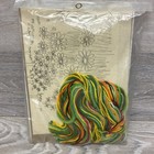 Family Circle Crewel Kit Daisies   Birches E404 Flowers Trees Complete Open Pkg