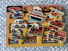Melissa   Doug 8 Pc  Vehicles Sound Puzzle - Wooden Tray Puzzle Chunky Pieces