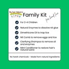 Complete Family Head Lice Kit For Kids With Nit Comb  Natural Enzymes  Dimeth   