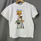 Vintage 90s Toy Story 2 Movie Promo Tshirt Kids Youth Size Large Made In Usa