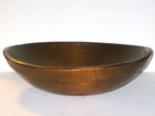Large Antique Reproduction Treenware Dough Bowl  Display Bowl  Great Condition