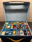 Vintage Matchbox And Hot Wheels Lot Vintage Carrying Case With Cars  lot 50 