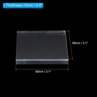 Acrylic Stamp Block  1 Pack Clear Stamping Block Mounting Blocks Square