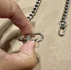 Well-made Silver Chain Replacement Strap Top Handle Purse-excellent Condition 