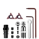 Portable Air Chamfering Tool 45   R1 5 Arc Blades With Bearings