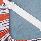 4pcs Garter Style Elastic Bed Sheet Grippers Garter Fastener Straps With