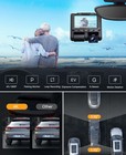 Toguard 4k 1080p Dual Dash Cam Front inside Car Video Recorder Night Vision