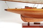 Eric Tabarly s Pen Duick 1 Yacht Wooden Model 26  Fully Built Sailboat New