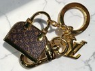 Louis Vuitton Monogram Iconic Keychain Alma Charm Gold Hardware