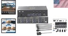 3 Monitor Kvm Switch For 4 Computers Hdmi Dp  4 Usb 3 0 Ports