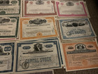 Collection Of Vintage Railroad Stock Shares Certificates As A Lot Of 100