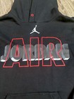 Jordan Sweatshirt Boy s Large  12-13yrs  Basketball Black red Pullover Hoodie
