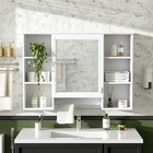 Wall Mounted Bathroom Cabinet With Mirror Door   Adjustable Shelf   Storage 41 