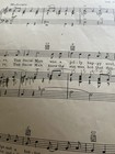 Vintage Sheet Music Frosty The Snowman 1950