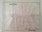 Rare Gladstone Mining Company Stock Certificate Nov  18  1903