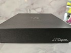 S t  Dupont Black Grained Leather Travel Humidor  8 Cigars  1287 New In Box