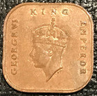 World War Ii Era Unc Details 1943 Malaysia Malaya One Cent Coin-square-nov1