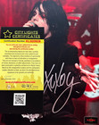 Gerard Way  my Chemical Romance  Signed 8x10  Authentic Original Autograph W coa