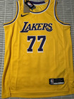 Luka Doncic Signed Nike Jersey Los Angeles Lakers Authentic Auto  77 Mavericks