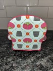    vintage Collectible Cushions By Dritz Teal And Pink Chair Sewing Pin Cushion    