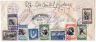 Costa Rica  1952  Air Mail Cover To Mexico  Returned To The Sender  W 30 Stamps