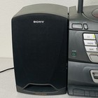 Vtg Sony Boombox Cfd-zw155 Mega Bass Cd Dual Cassette Am fm Radio See Video