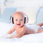 Noise Dampening Baby Ear Muffs Infant Hearing Protector Comfortable For Toddlers