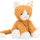 Jellycat Cat Fuddlewuddle Ginger Cat 23cm Orange Soft Plush Toy Stuffed Doll Nwt