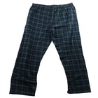 Mens Pajama Pants Size Xl Plaid Lounge Flannel Sleepwear Pull On Casual Straight