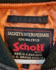 Schott Flight Military Civilian Souvenir Bomber Jacket Free Priority Shipping
