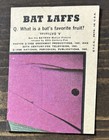 1966 Topps Batman Bat Laffs  52 Catwoman Riddler Ex