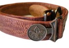 Boy Scouts Of America Be Prepared Belt Buckle-emblem Tooled Belt  Vintage