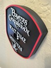 Pirates Of The Caribbean Wait Time Sign Plaque Replica Prop Disney Art Decor