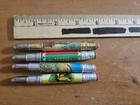 Vintage Advertising Souvenir Bullet Pencils Lot Of 4