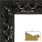 Craig Frames  1 75 Inch Renaissance  Ornate Obsidian Black Picture Frame