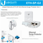 Ubiquiti Networks Eth-sp-g2 Ethernet Surge Protector Gen2
