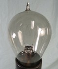 Antique 4c Edison  Working  Cage Filament Nipple Light  Bulb