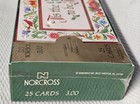 Nos Vintage 1970 s Norcross Christmas Greeting Card Sealed Box Set 25 Xmas Cards