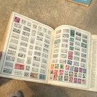 Vintage  Traveler Stamp Album Of The World  Postage Stamps   With Stamps  