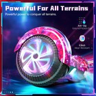 Self Balancing Scooter 6 5  Ul2272 Certified Hoverboard For Kids Bluetooth Led