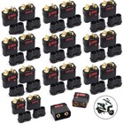 10 Pairs Qs8-s Anti-spark Connector Set Male And Female For Rc Lipo Battery 8mm