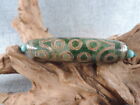 21 Eyes Antique Tibetan Dzi Bead Amulet Necklace Pendant Old Agate Gzi Bead F