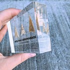 Neolithic Arrowhead Points - Lucite Acrylic Artifact Display