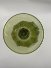      Set Of 8- Vintage Libbey Gibraltar Olive Green Goblet 16oz Duratuff   