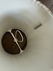 Pair Of Small Fermoie Blue Rabanna Lampshades With Clip 4   x6   x5   