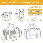 Cat Carrier Pet Dog Carrier Airline Approved For Puppy Kitten Carriers Under 15l