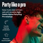 Alpine Partyplug Pro   Concert Ear Plugs   High Fidelity Earplugs In-ear