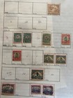 Worldwide South Africa Stamps Hinged On Pages - Large Older - Not All Shown